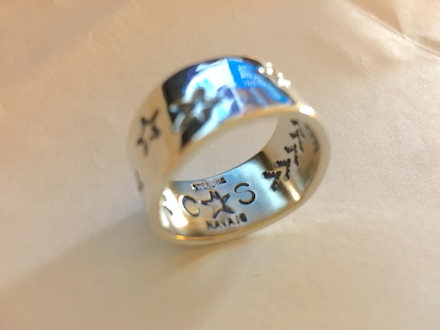 新発売 CODY SANDERSON コディーサンダーソン Zig-zag Star Stamp Ring